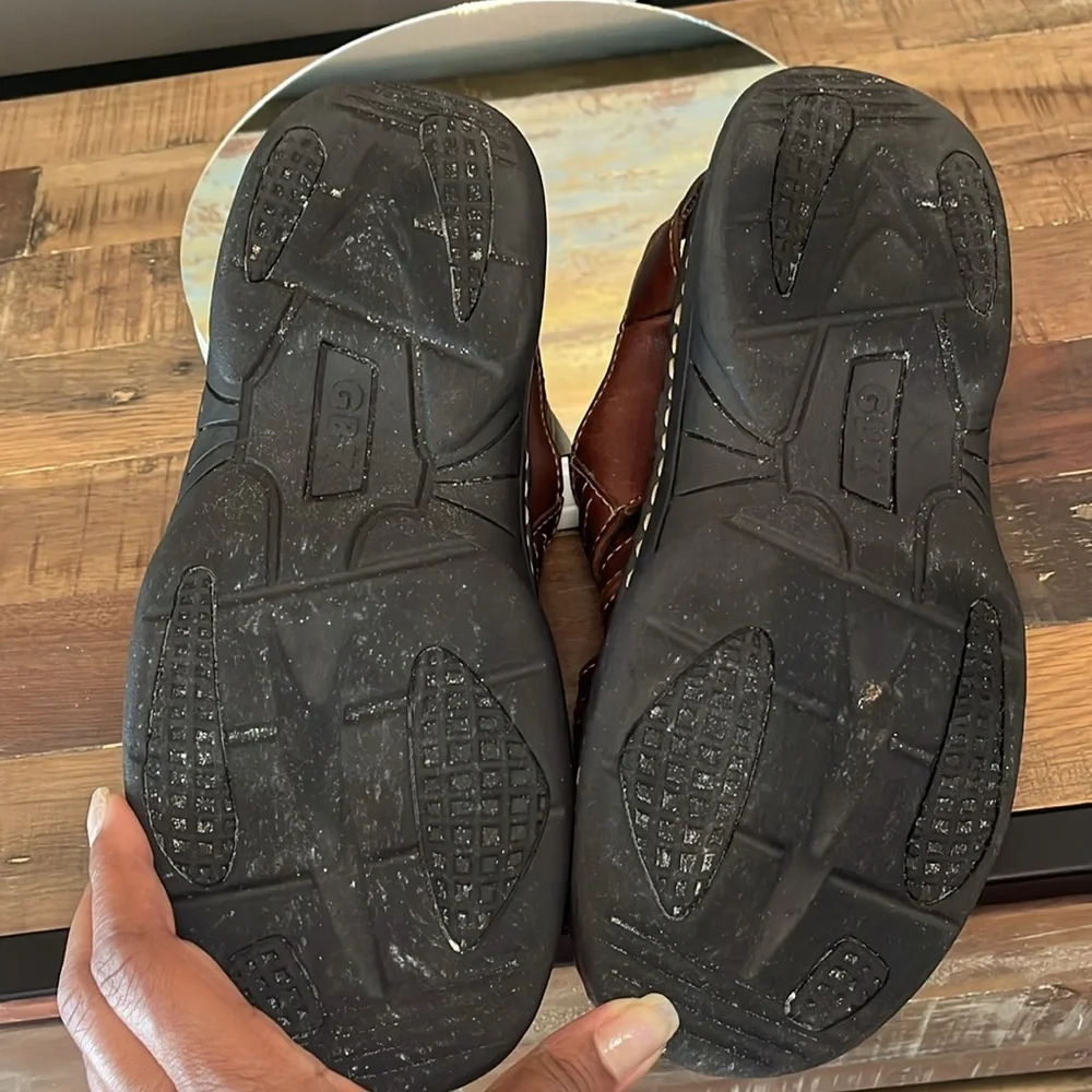 Men's Brown Leather Sandals (10)